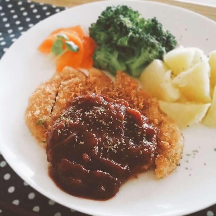 焼きとんかつ(デミ風ソース)【脂質12.2g】